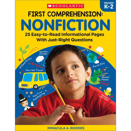 SCHOLASTIC First Comprehension - Nonfiction Activity Book 9781338314328